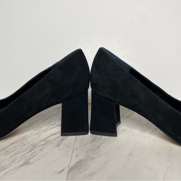 Marc Fisher Yehundi Black Suede Pointy Toe Pump 8 1/2 M - Picture 8 of 14